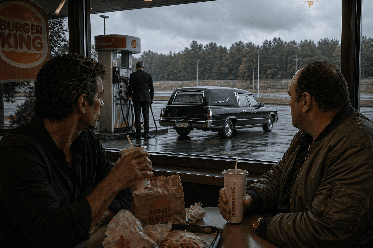 Langs en op de snelweg